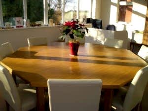 Oak Octagonal Table