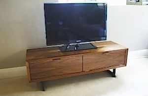 T.v unit in walnut