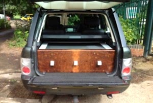 Burl Walnut Boot Chest No.2