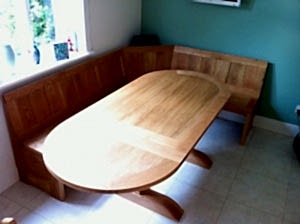 Oak Refectory Table And Bench Seats